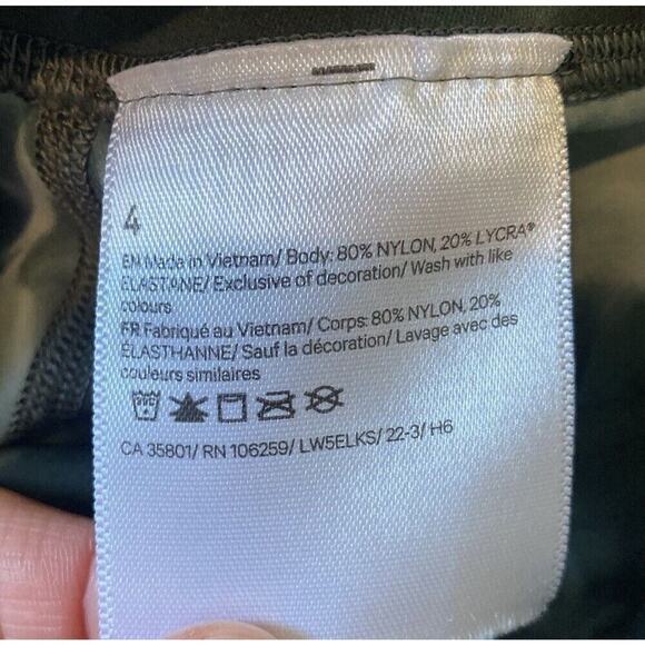 Lululemon Athletica Tie Dye High Rise Align Leggings Size 4 Women’s Green - Picture 3 of 8